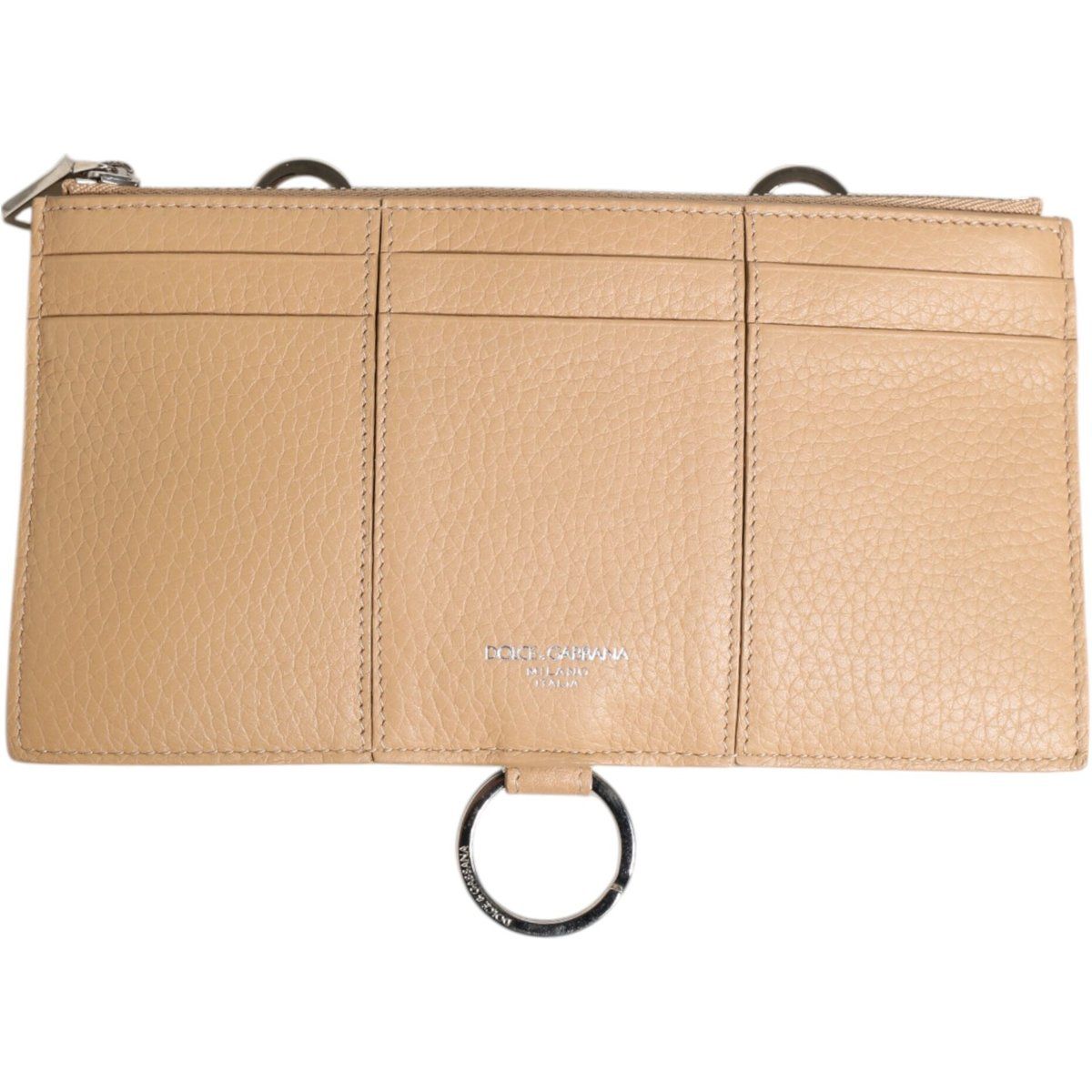Kartenhalter aus genarbtem Leder