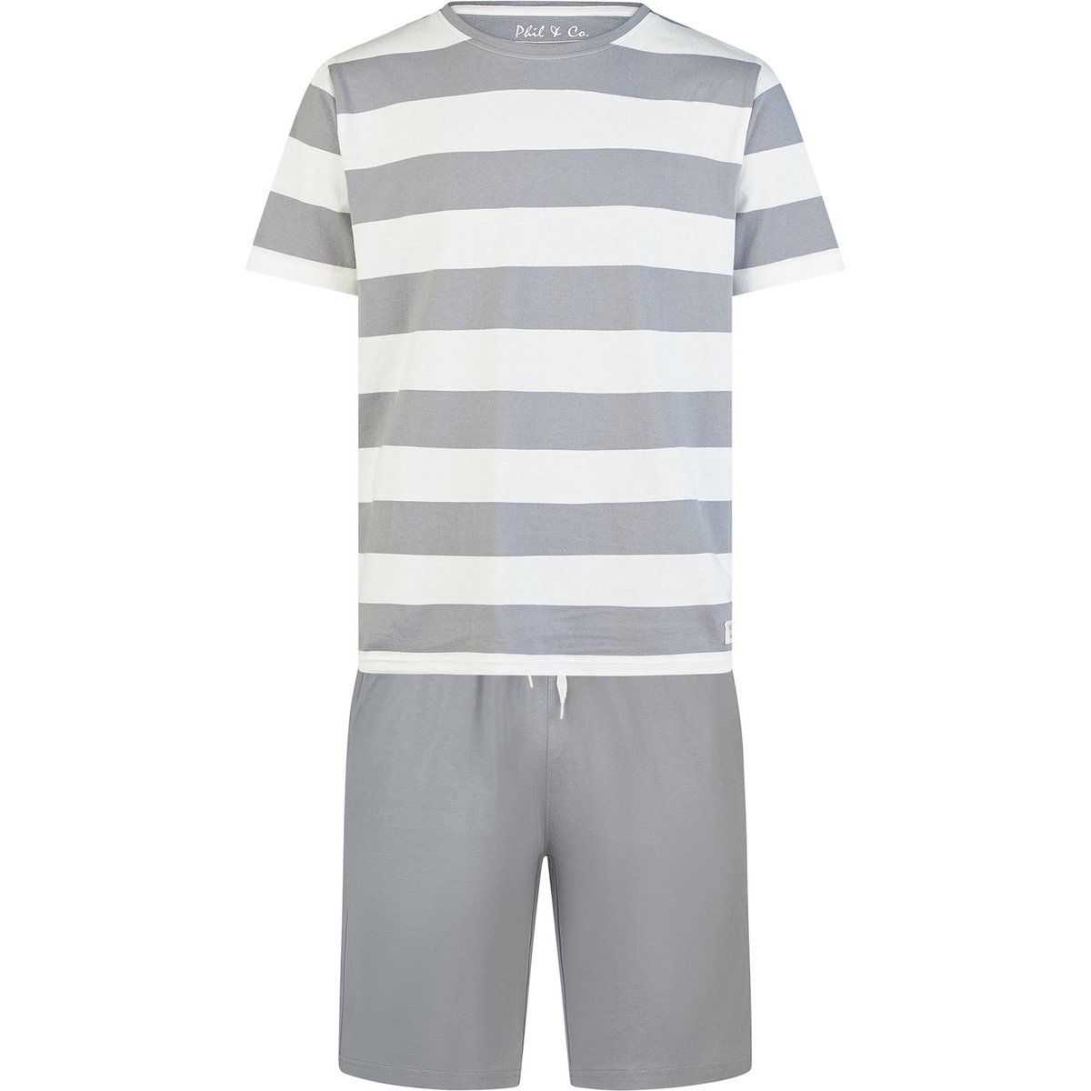 Herren Schlafanzug Set mit Streifen