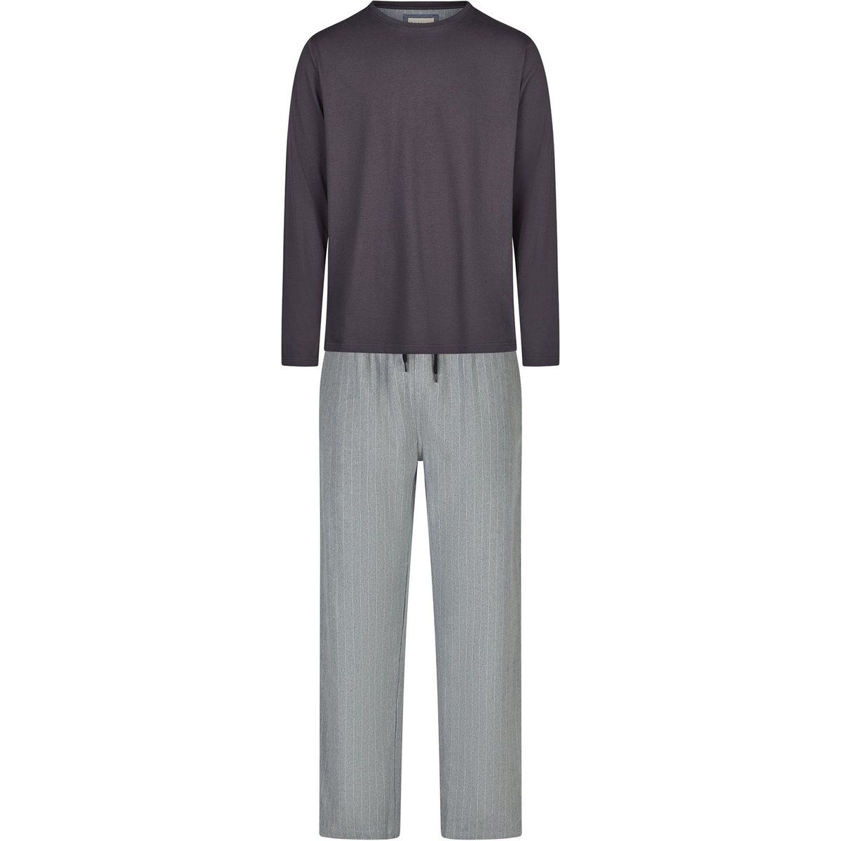 Herren Flanell Pyjama Set mit Streifen