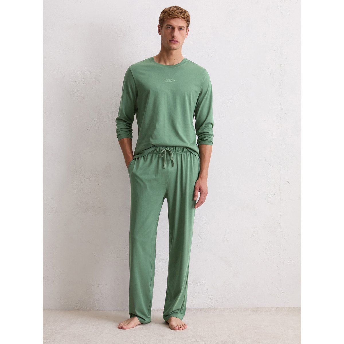 Herren-Baumwoll-Freizeithose mit entspannter Passform