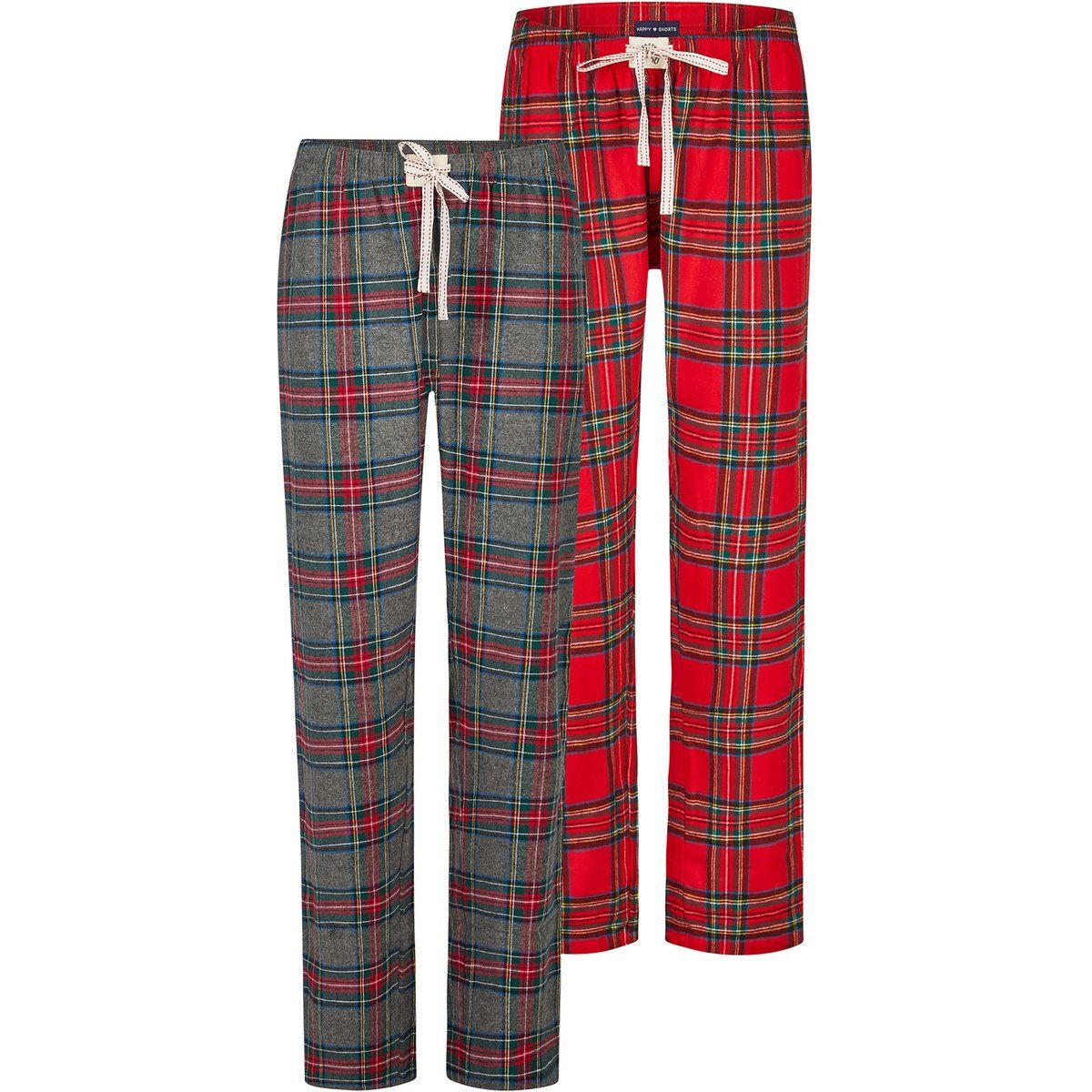 Karierte Pyjamahose Lounge Set