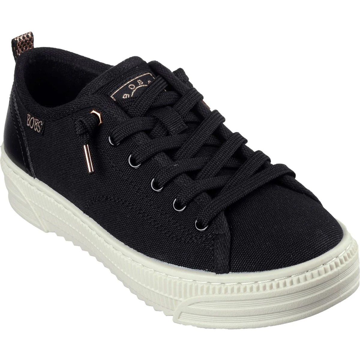 Klassischer Schnürsneaker aus Canvas