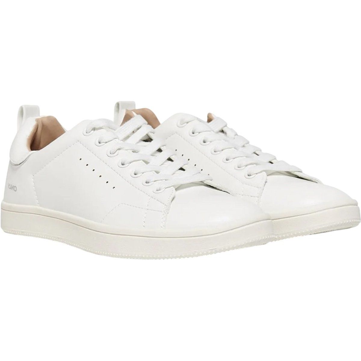 Weißer Low-Top Mode Sneaker