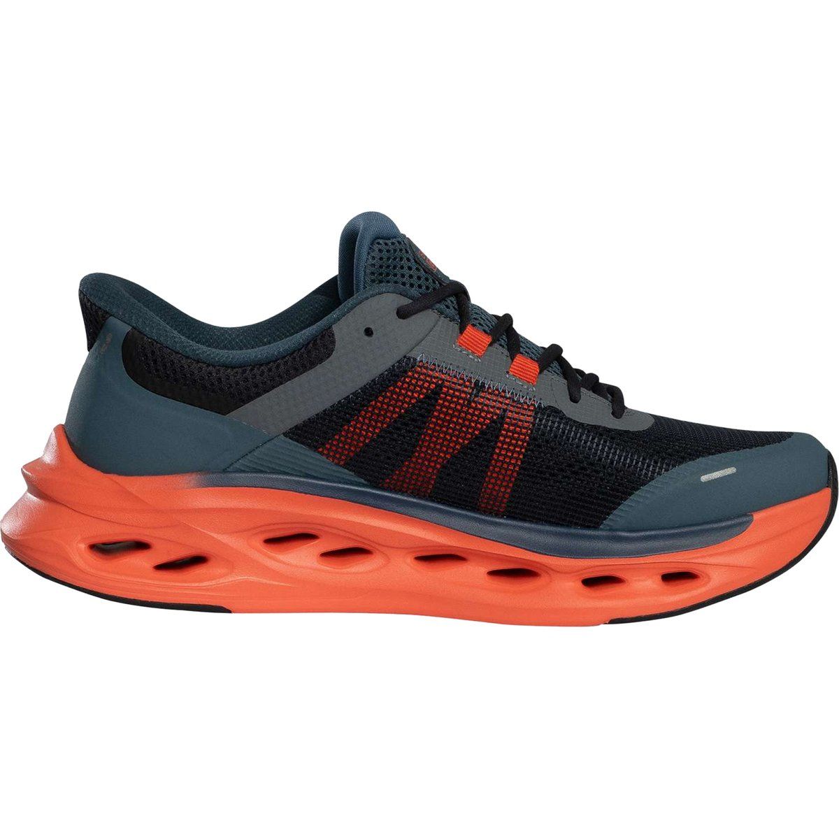 Skechers - Herren Sneaker "Max Cushioning Glide-Step" (Marineblau/Orange)