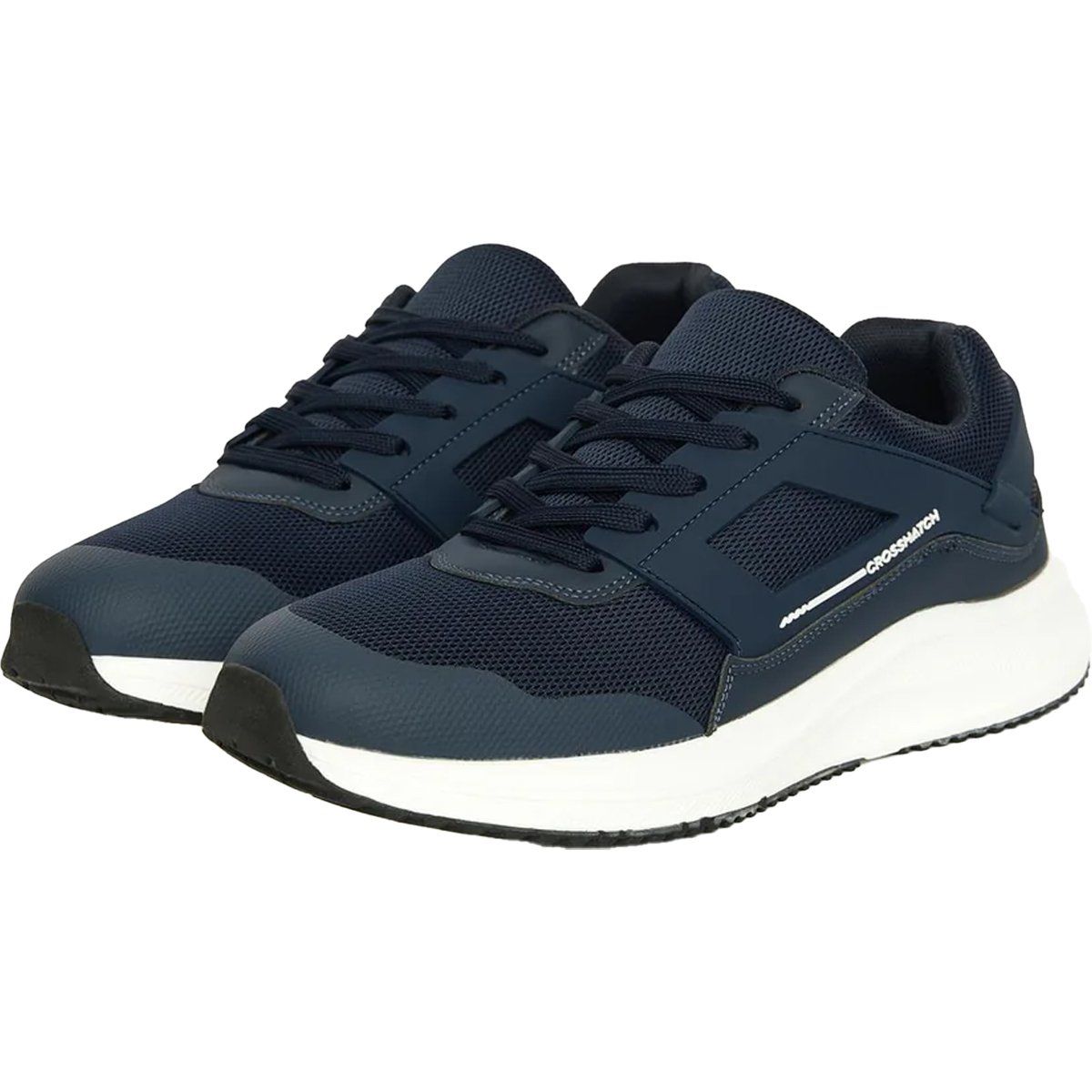 Marineblaue, atmungsaktive, leichte Herren-Sneakers