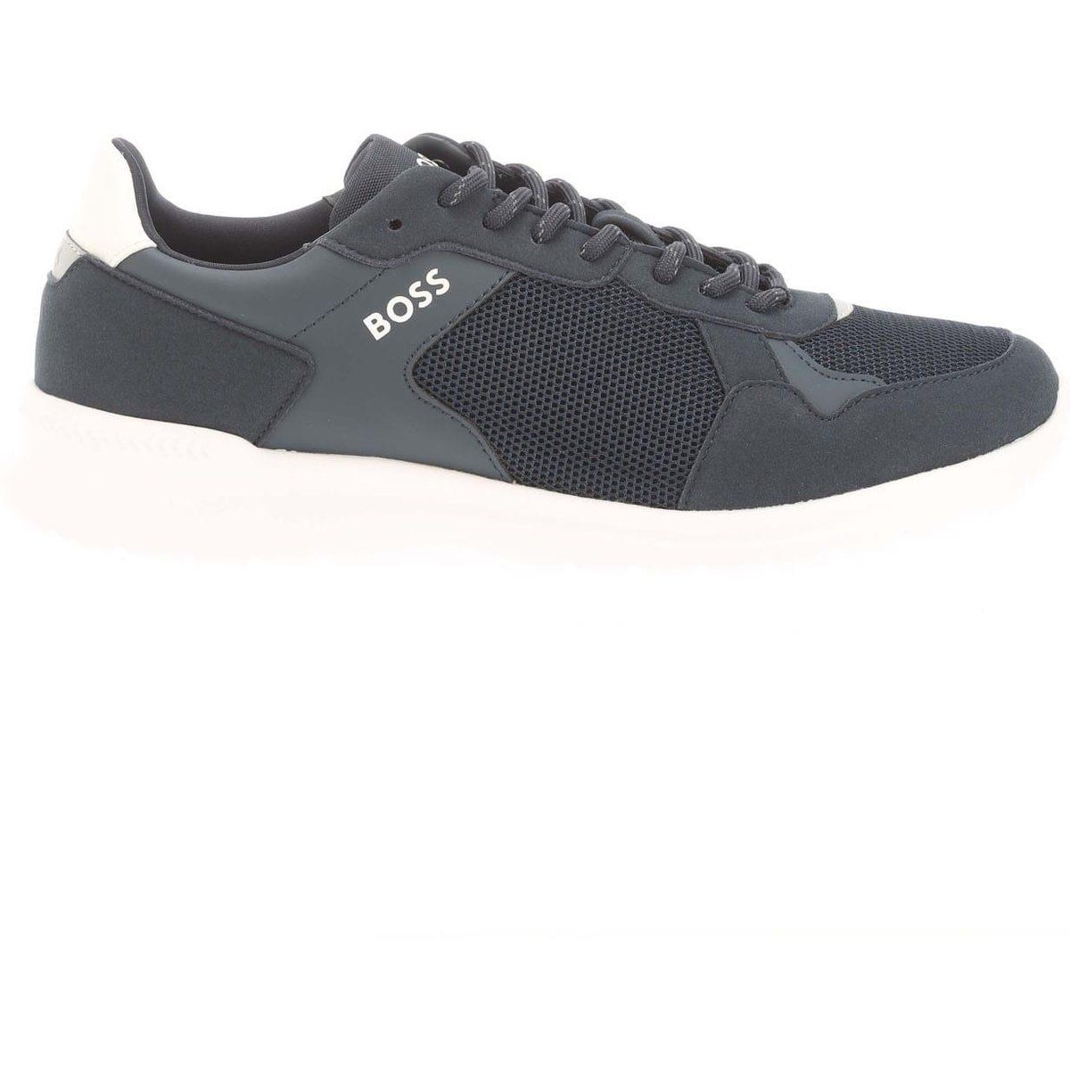 Wildleder und Mesh Low-Top Sneaker