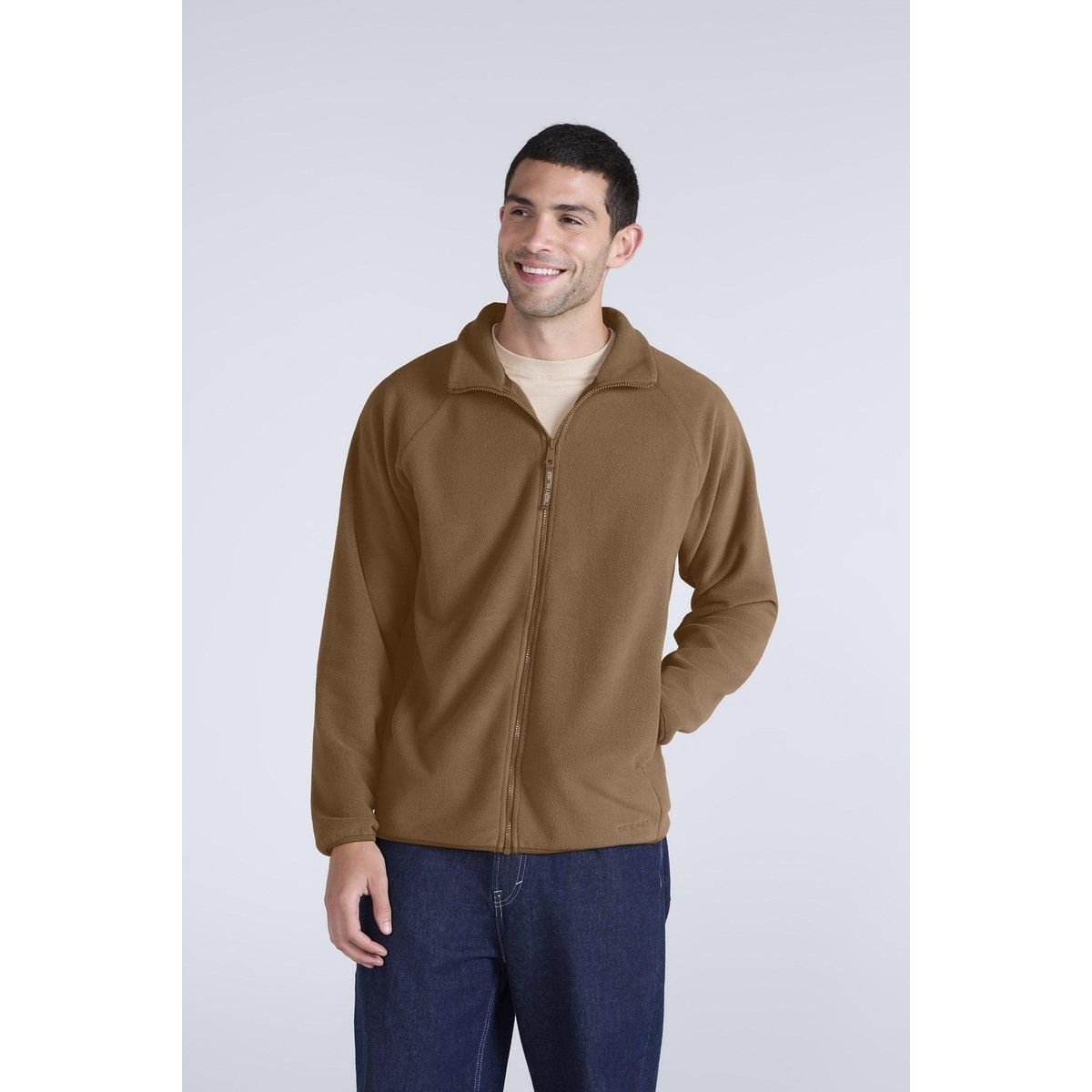 Mountain Warehouse - "Stockholm" Fleecejacke Durchgehender Reißverschluss für Herren (Senf)