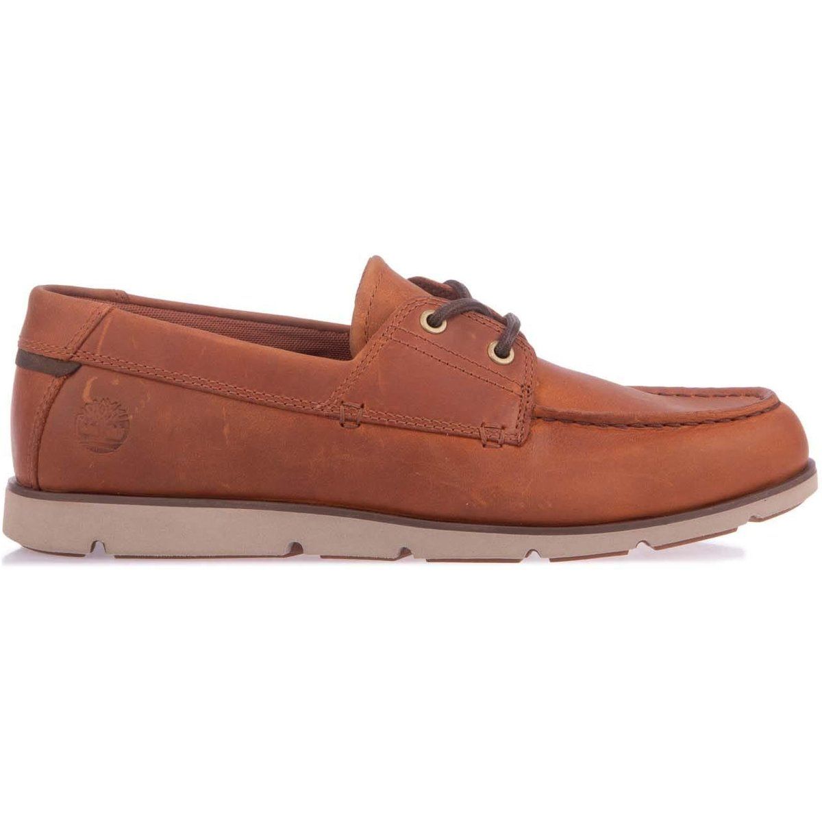 Leder Bootsschuh mit Mokassin-Zehen