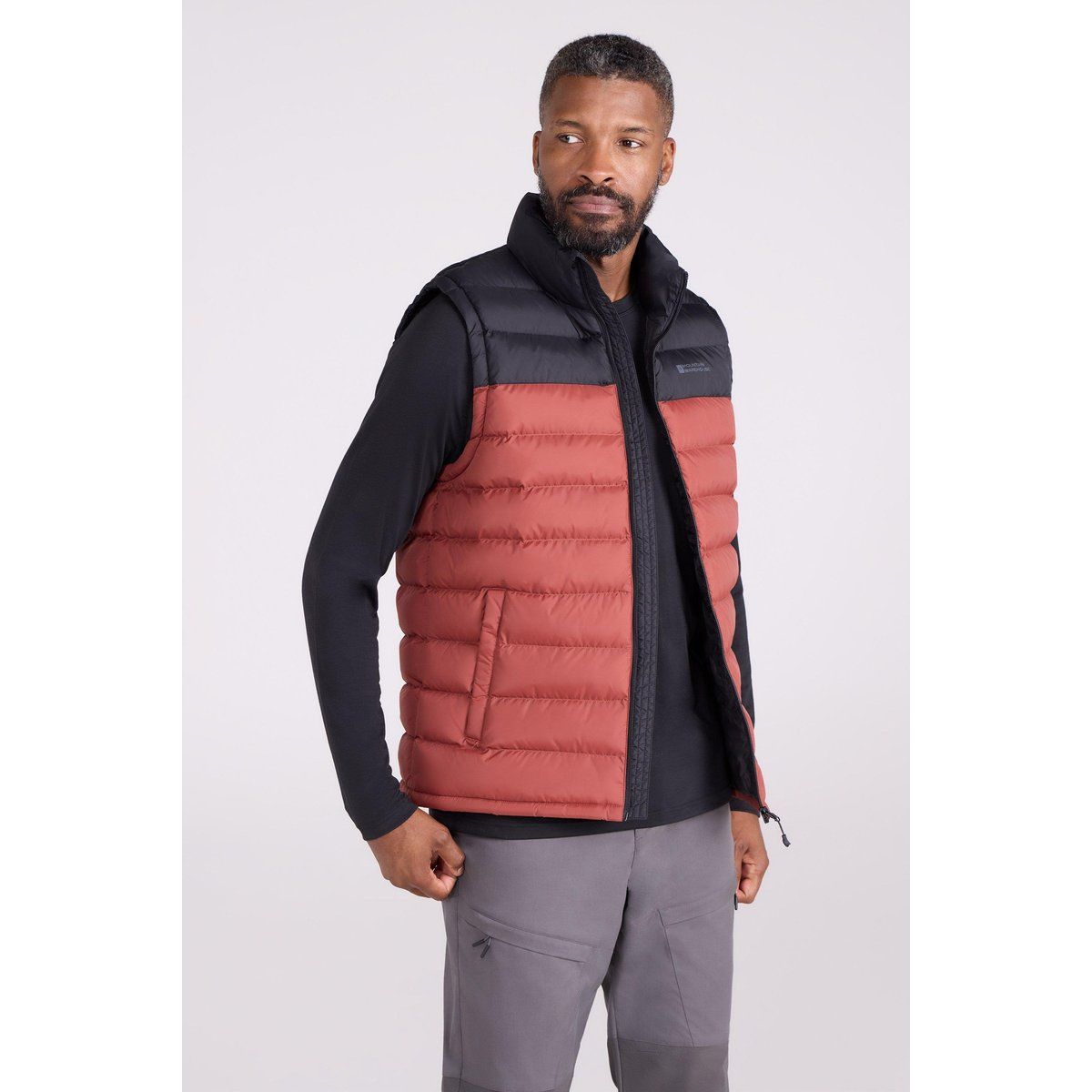Wattierte Outdoor Weste für Herren