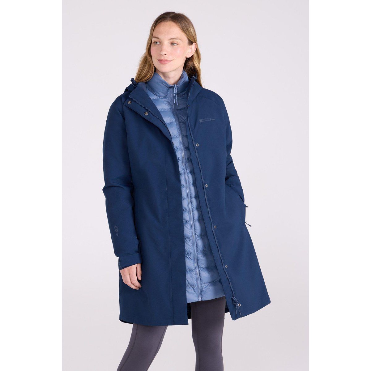 Mountain Warehouse - "Alaskan" Jacke 3 in 1 für Damen (Dunkelblau)