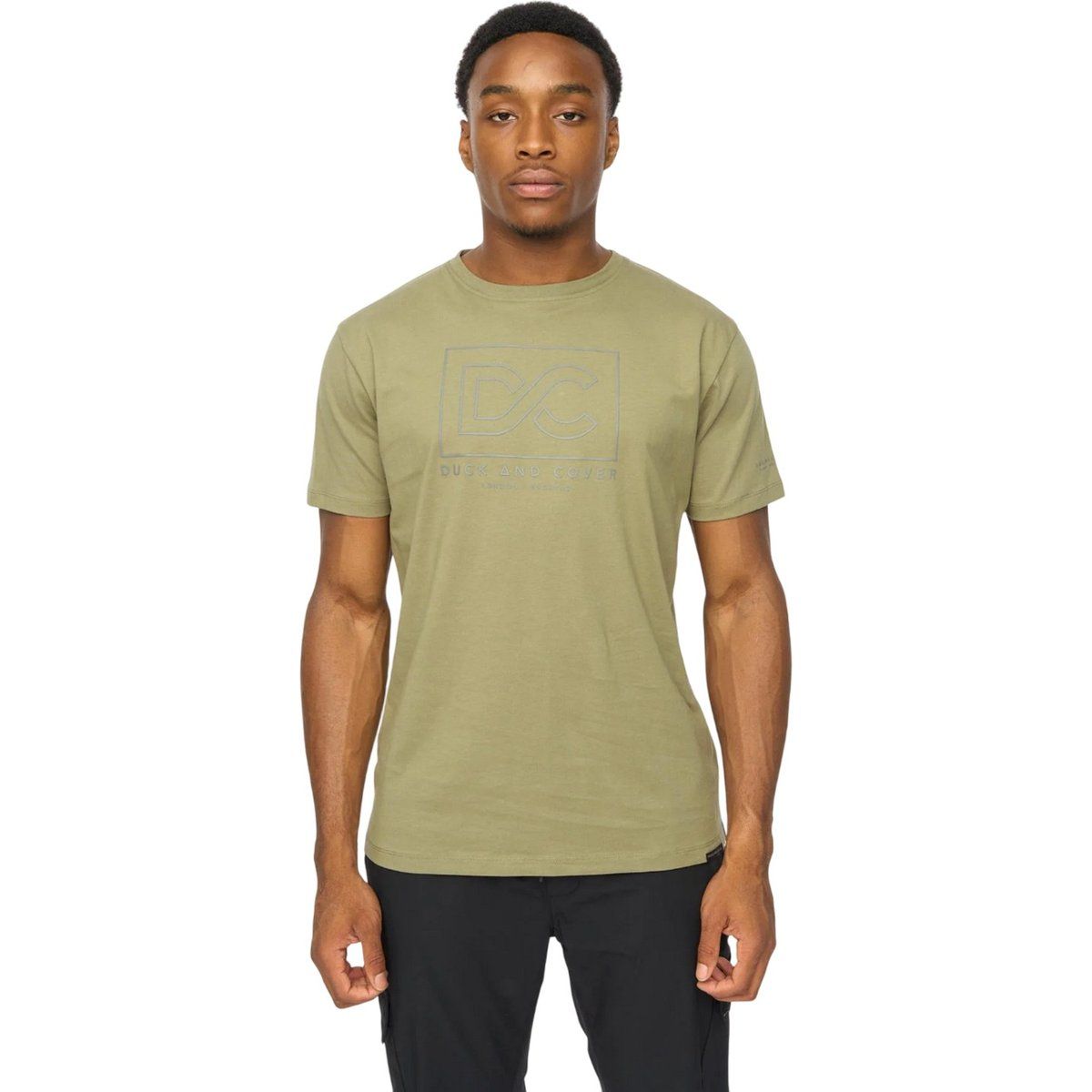 Duck and Cover - "Rampmoore" T-Shirt für Herren (Oliv)
