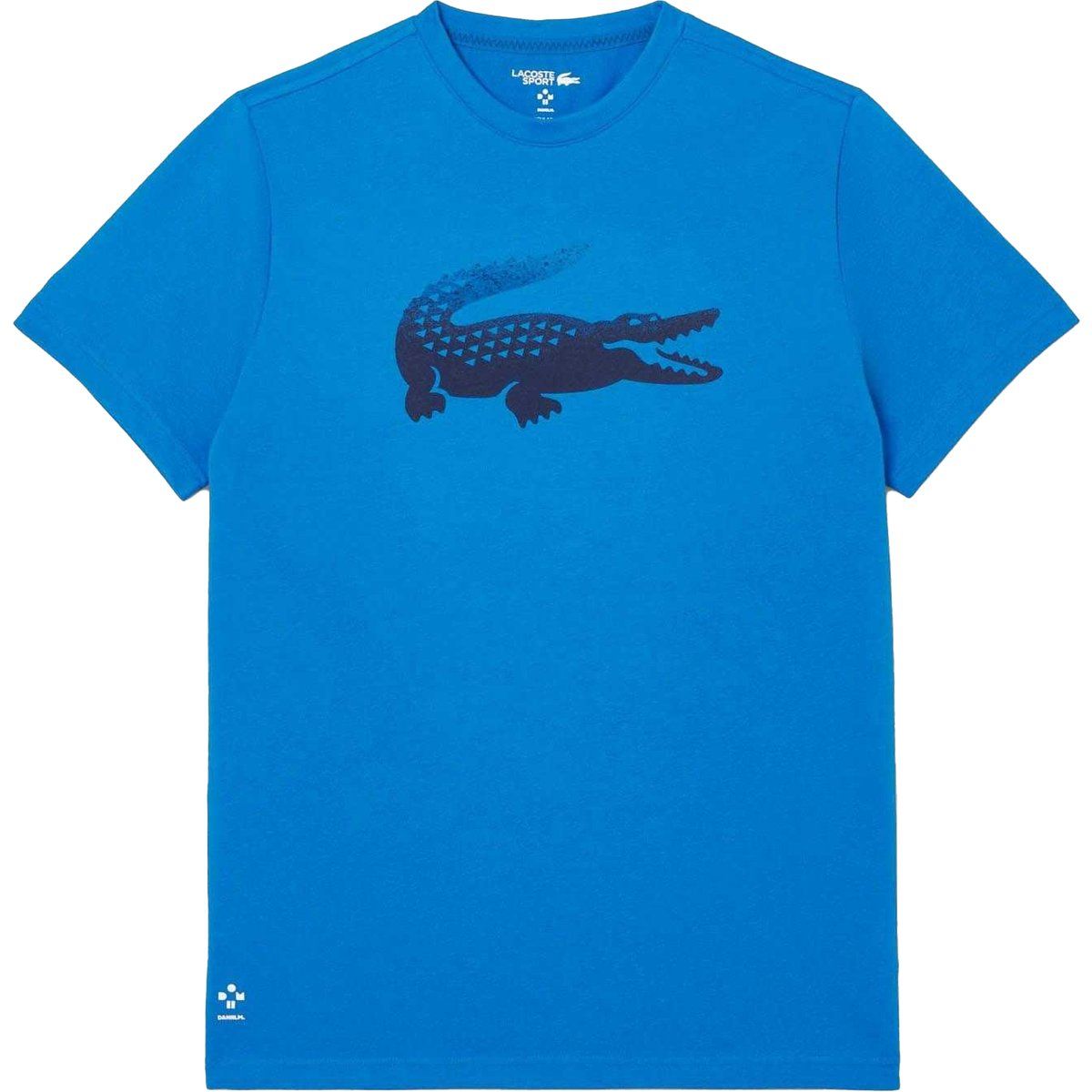 Blaues Lacoste Tennis T-Shirt
