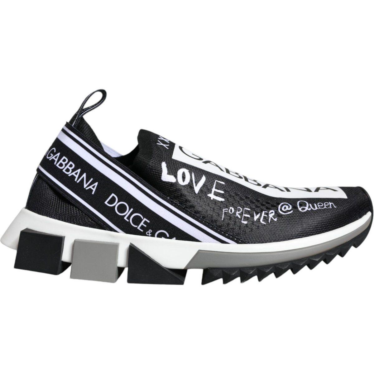 Slip-On-Sneakers mit Grafikprint