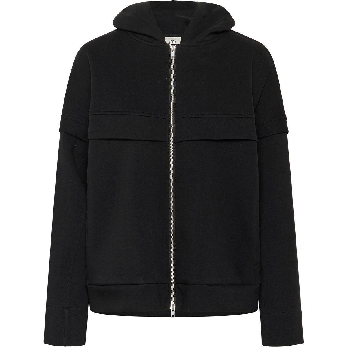 Oversize-Kapuzenjacke mit Logo-Stickerei