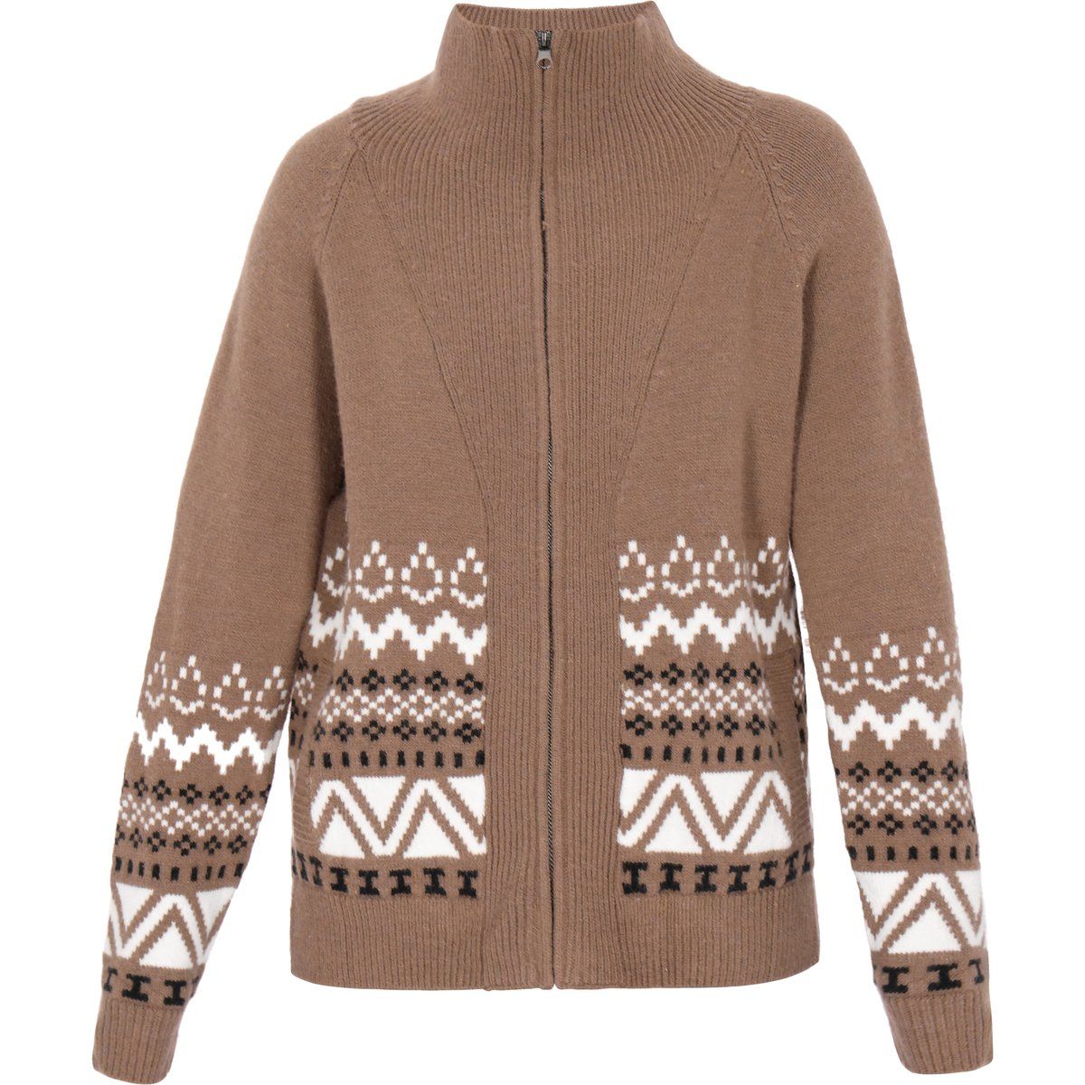 usha Strickjacke Frauen braun