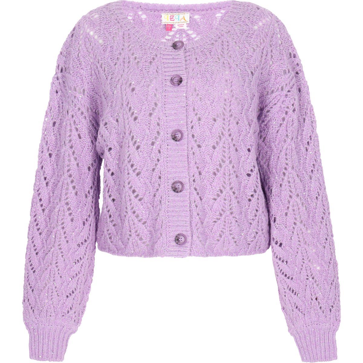 IZIA Strickjacke Frauen lila