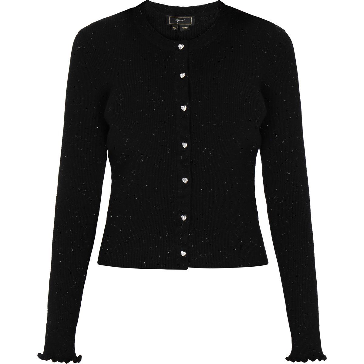 Faina Strickjacke Frauen Schwarz