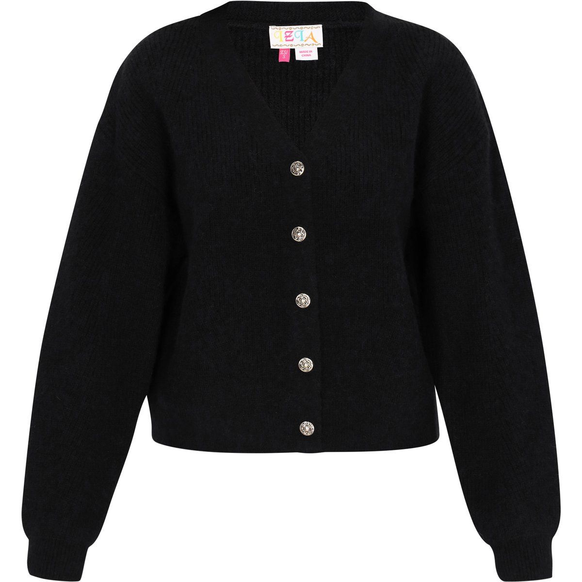 IZIA Strickjacke Frauen Schwarz