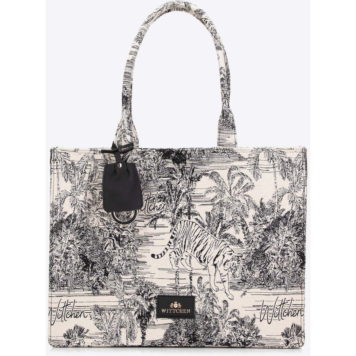 Jacquardmuster Shopper Tragetasche