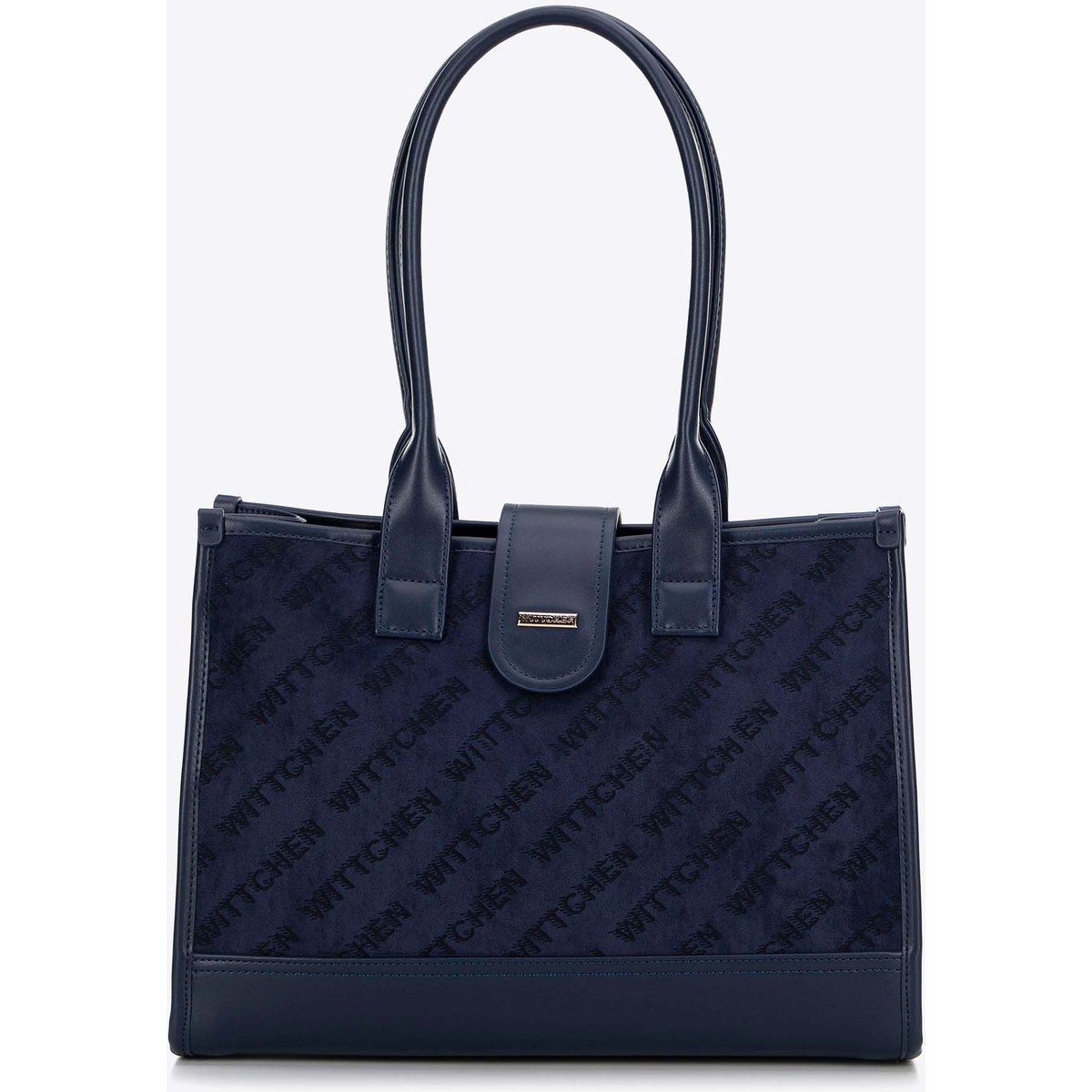 Elegante Handtasche mit Logo-Print