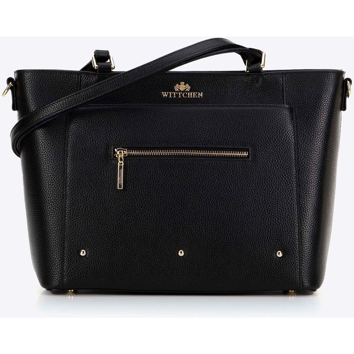 Klassische Shopper-Tasche aus Leder