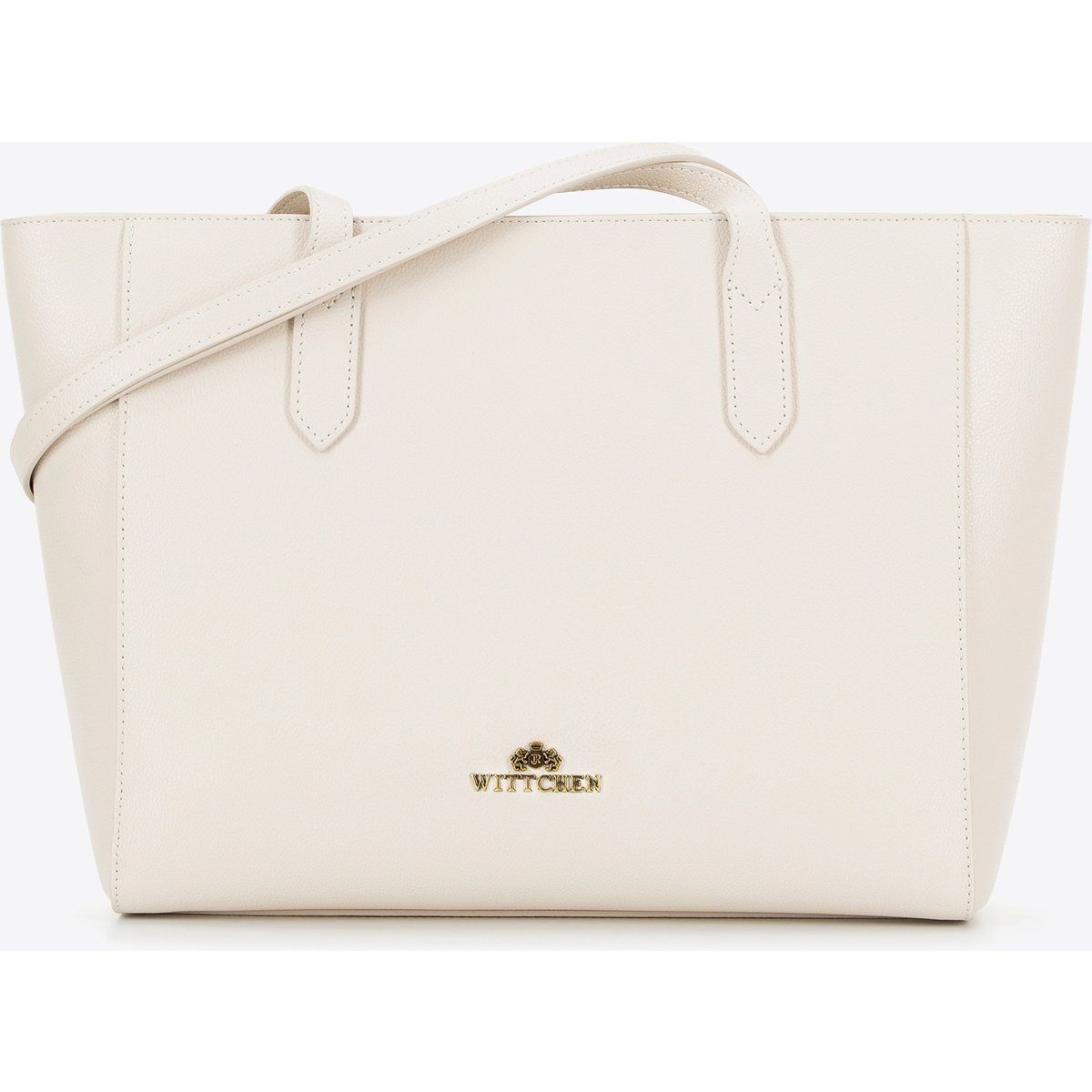 Elegante Leder Shopper Tote Bag
