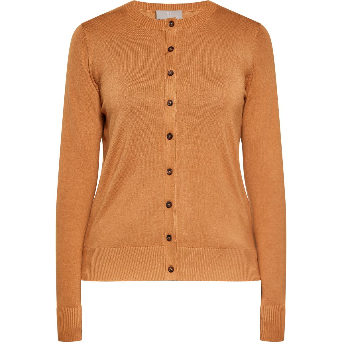 Klassische Strickjacke mit Knopfleiste