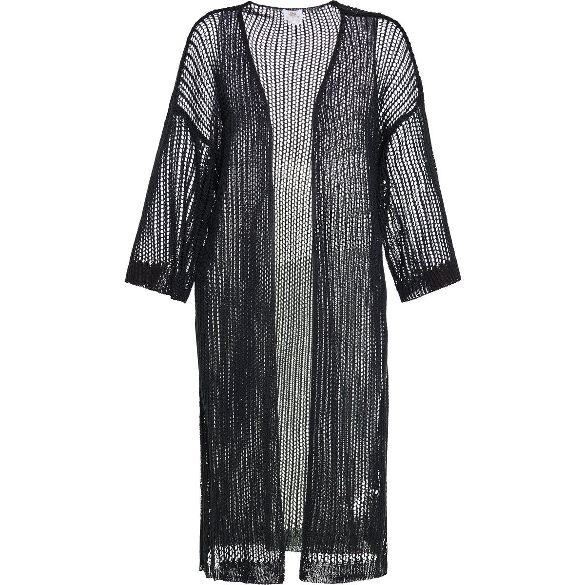 Leichte, offene Strickjacke im Duster-Stil