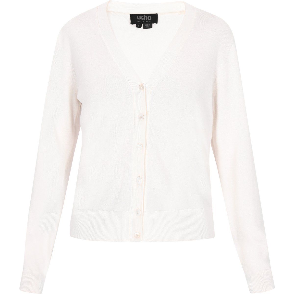 usha Strickjacke Frauen Creme