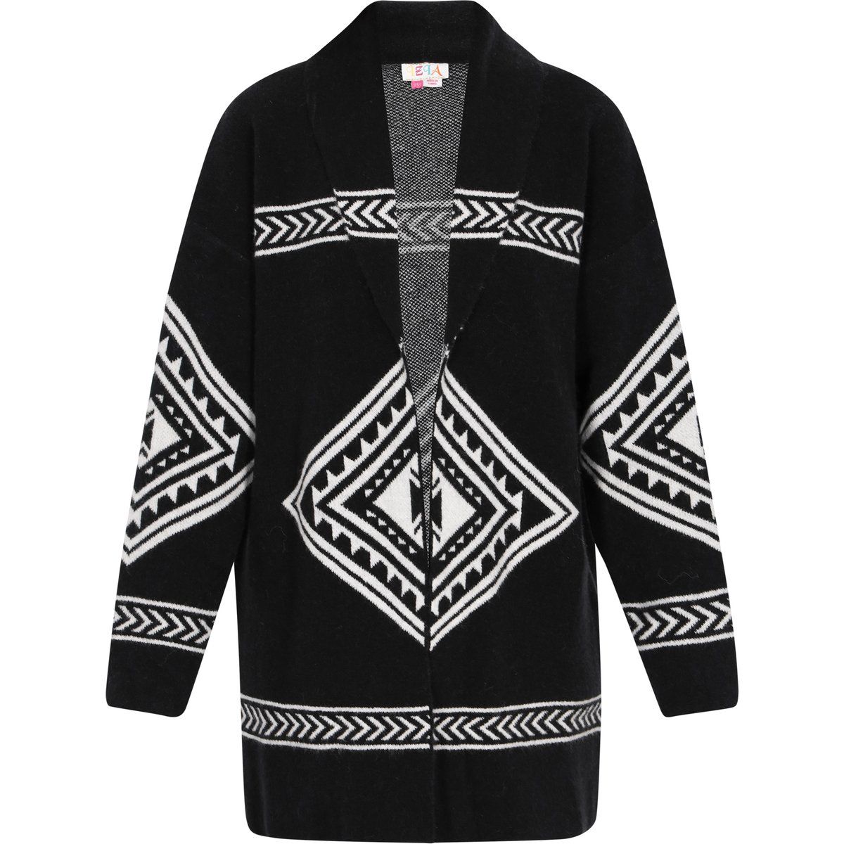 IZIA Strickjacke Frauen Schwarz