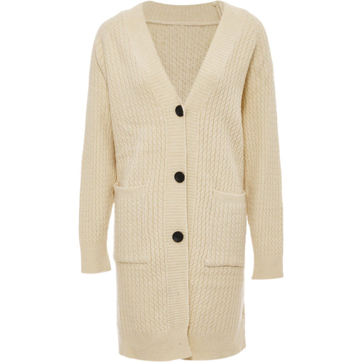 RISA Strickjacke Damen Beige