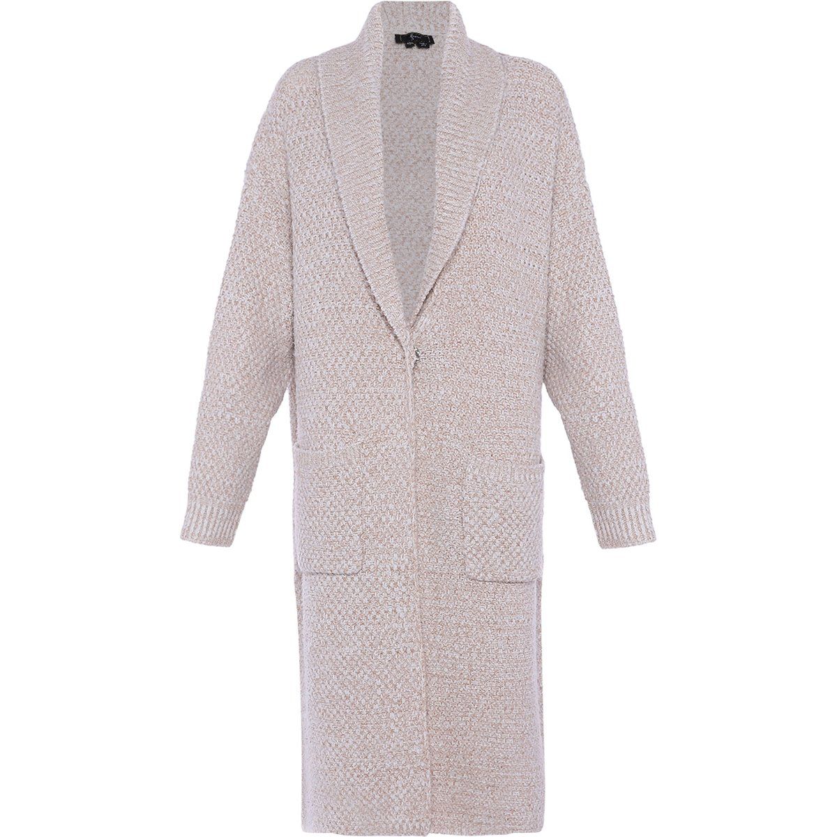 Elegante Strickjacke in langer Form