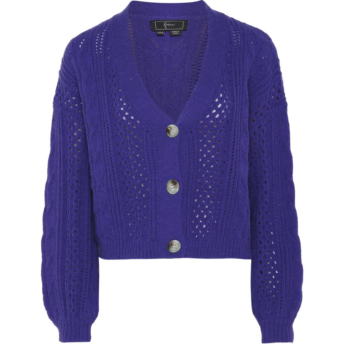Faina Strickjacke Damen KÖNIGSBLAU