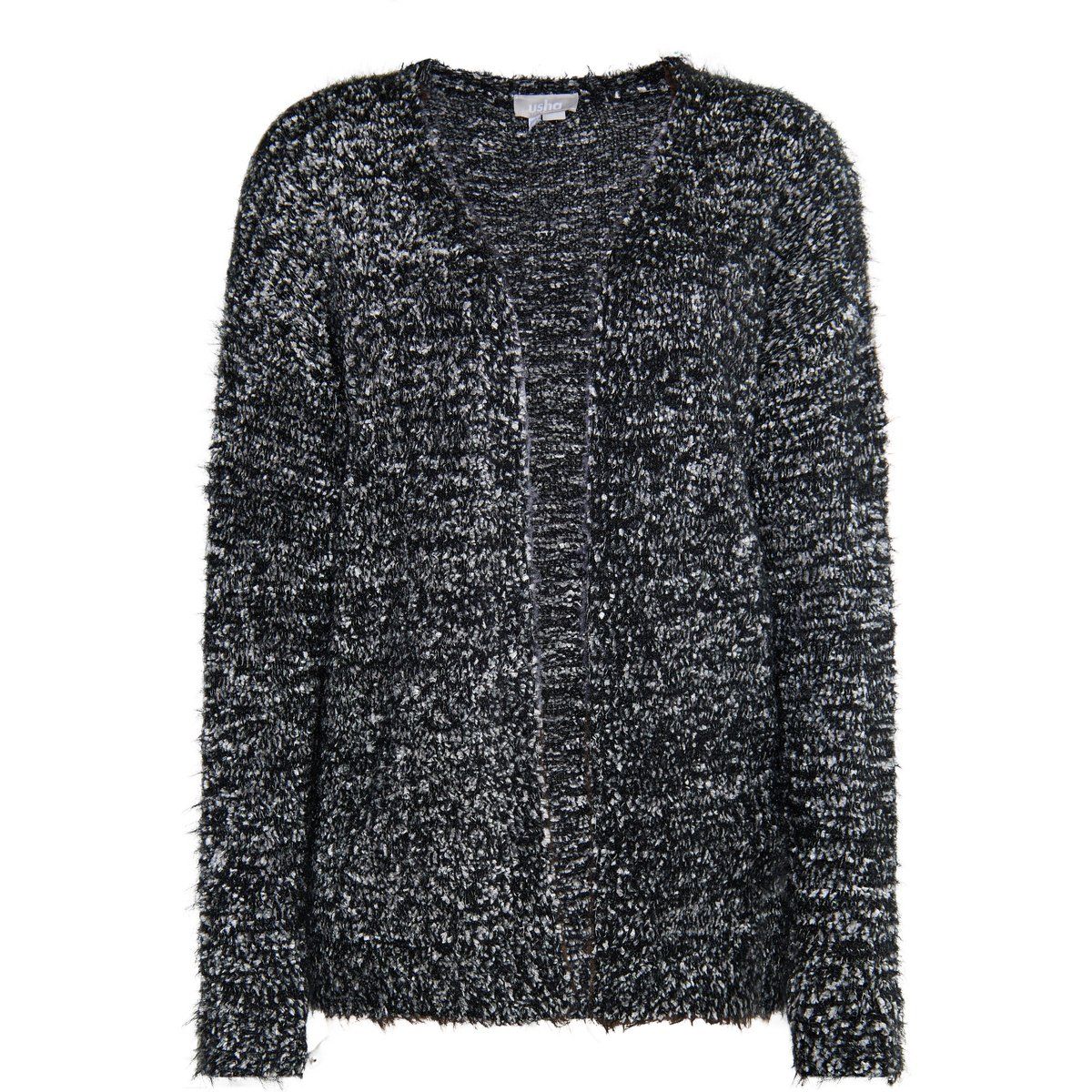 usha Strickcardigan Damen schwarz