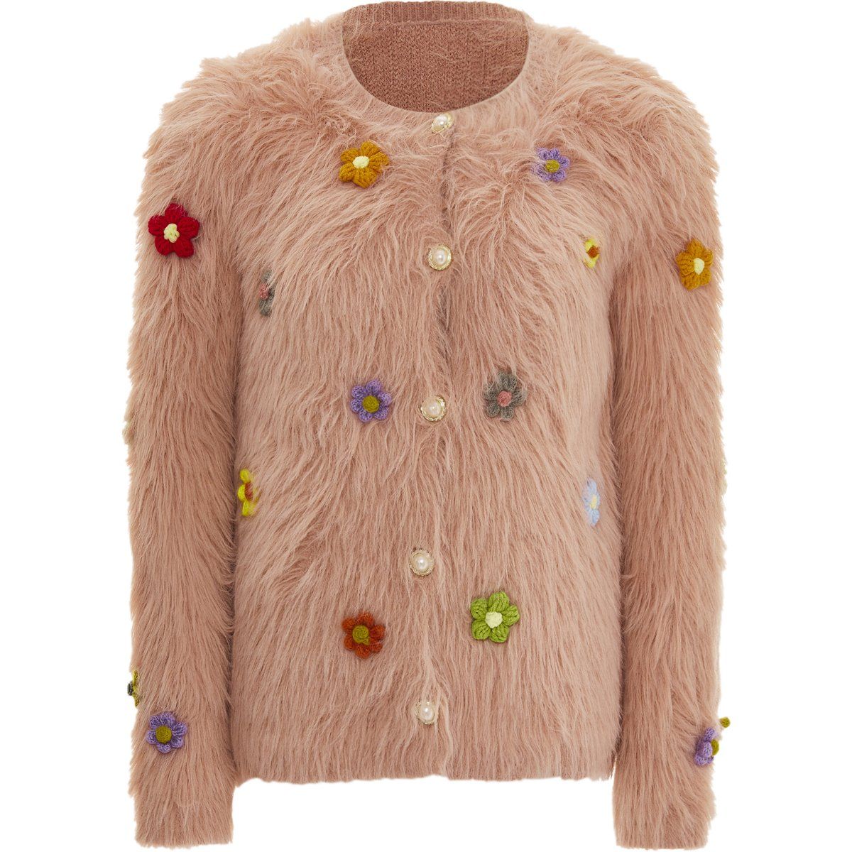 IZIA Strickjacke Damen rosa