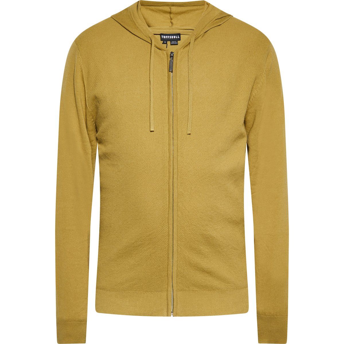 Herren Strickjacke mit Kapuze und Reißverschluss