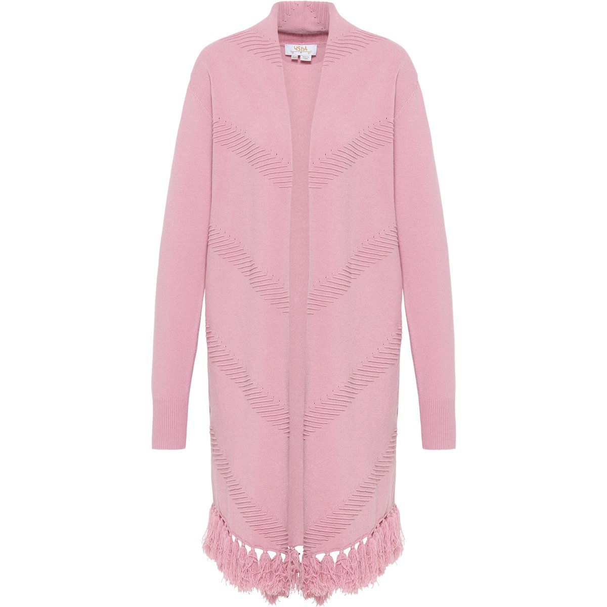 usha Strickcardigan Damen alt rosa
