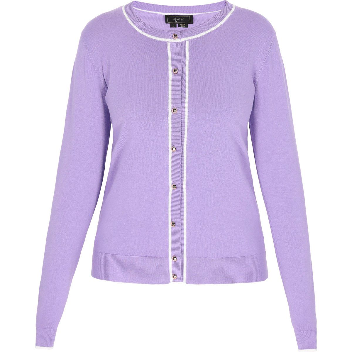 Faina Strickjacke Frauen Lavendel