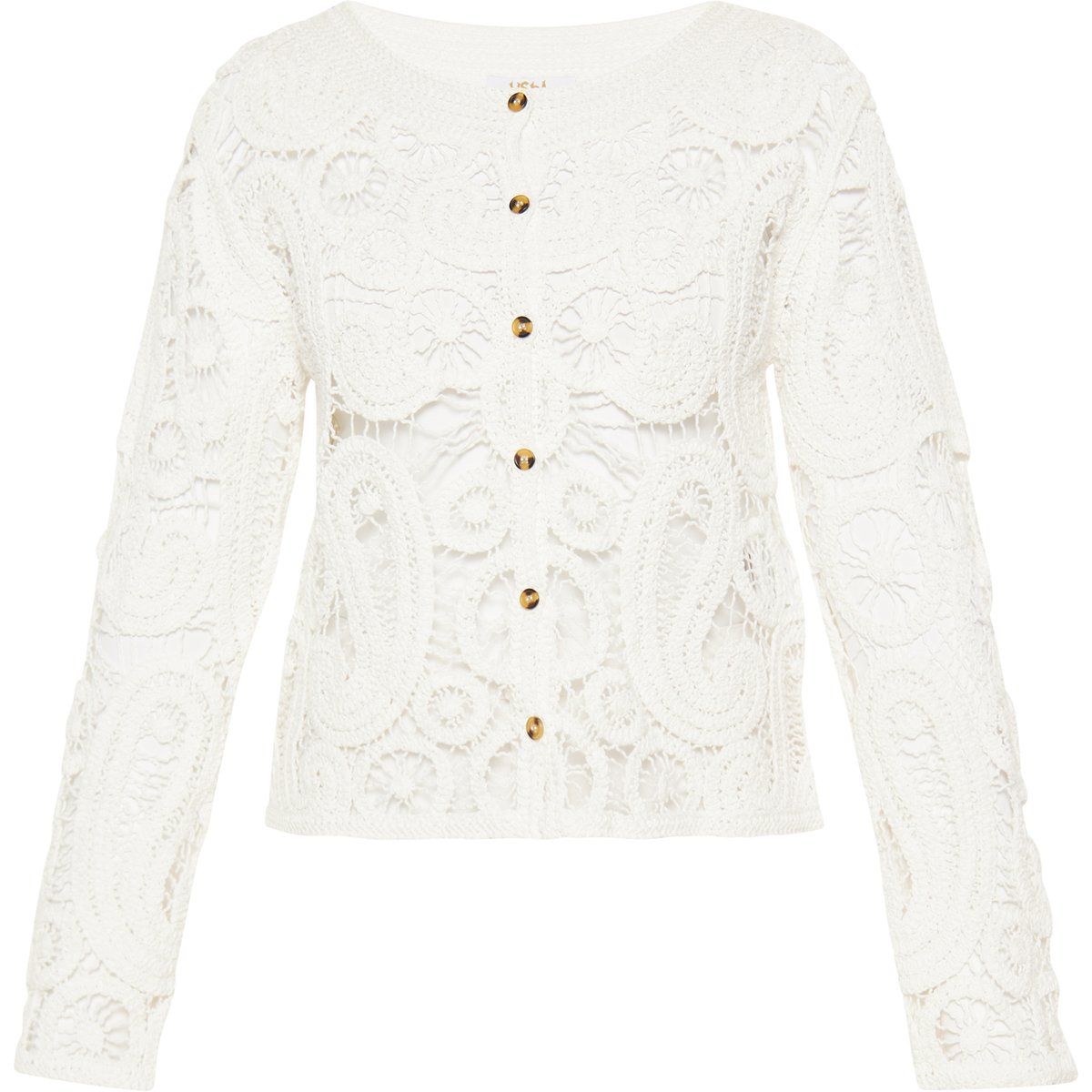 usha Strickjacke Frauen Weiß
