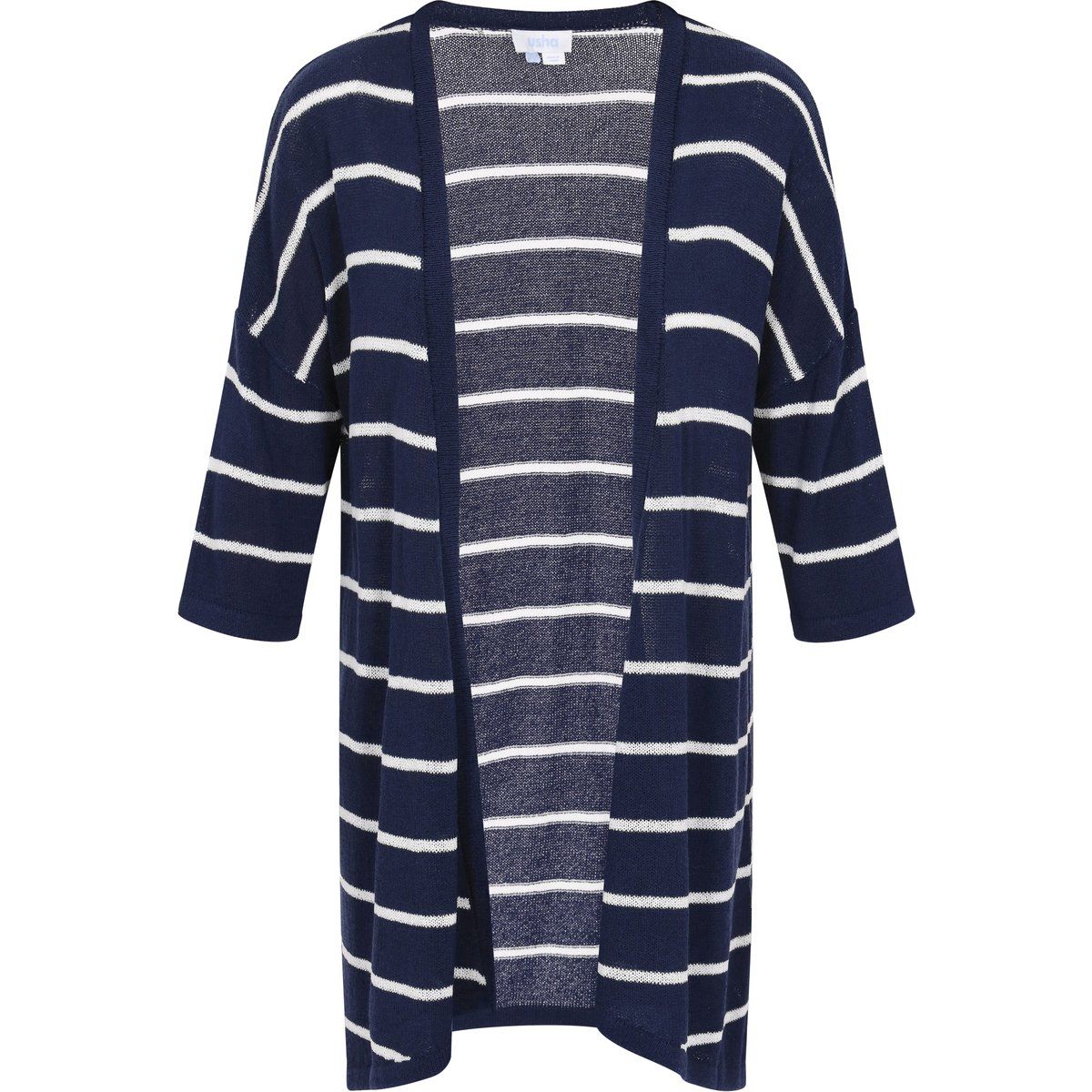 usha Strickjacke Frauen Marineweiß