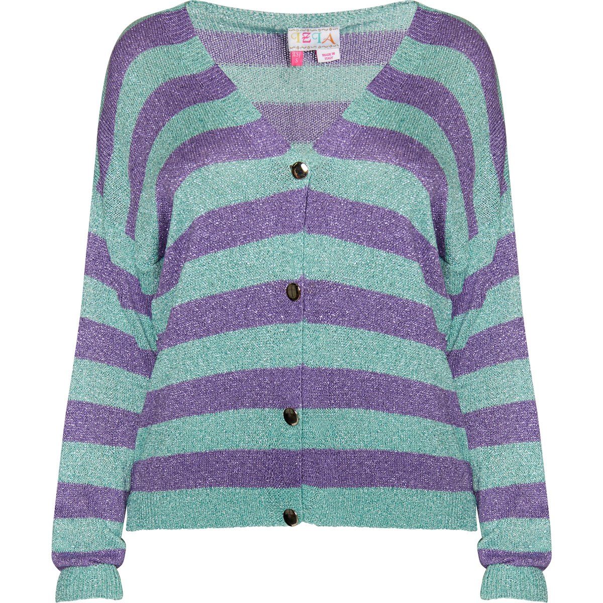 IZIA Strickjacke Damen Aqua Lila