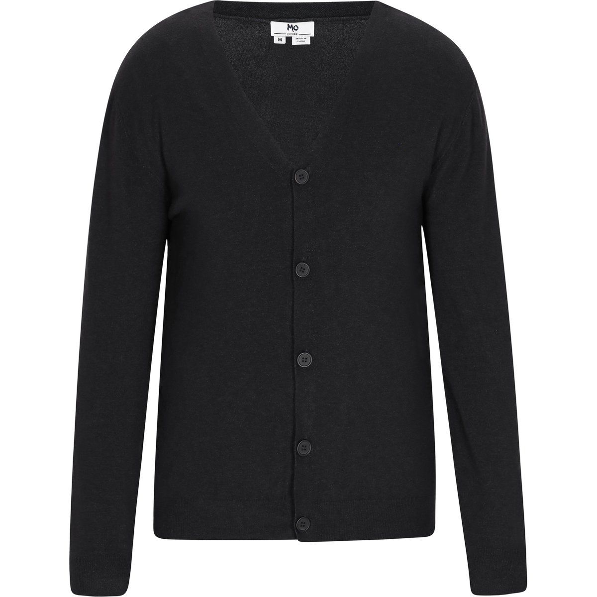 Mo Strickjacke Männer marine meliert