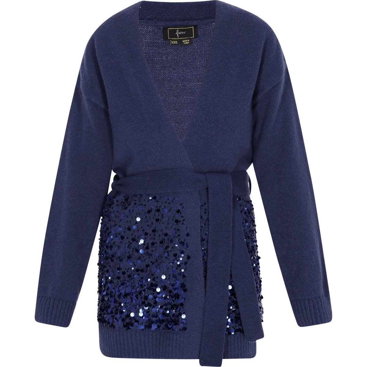 Faina Strickjacke Damen Marine