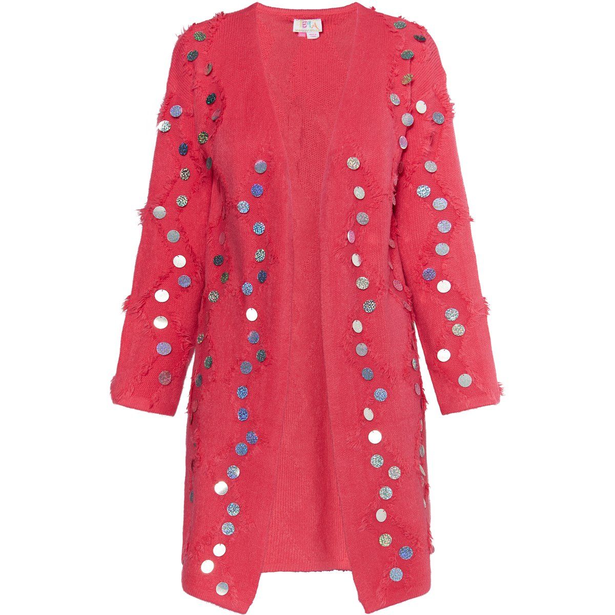 IZIA Strickjacke Damen Rosa