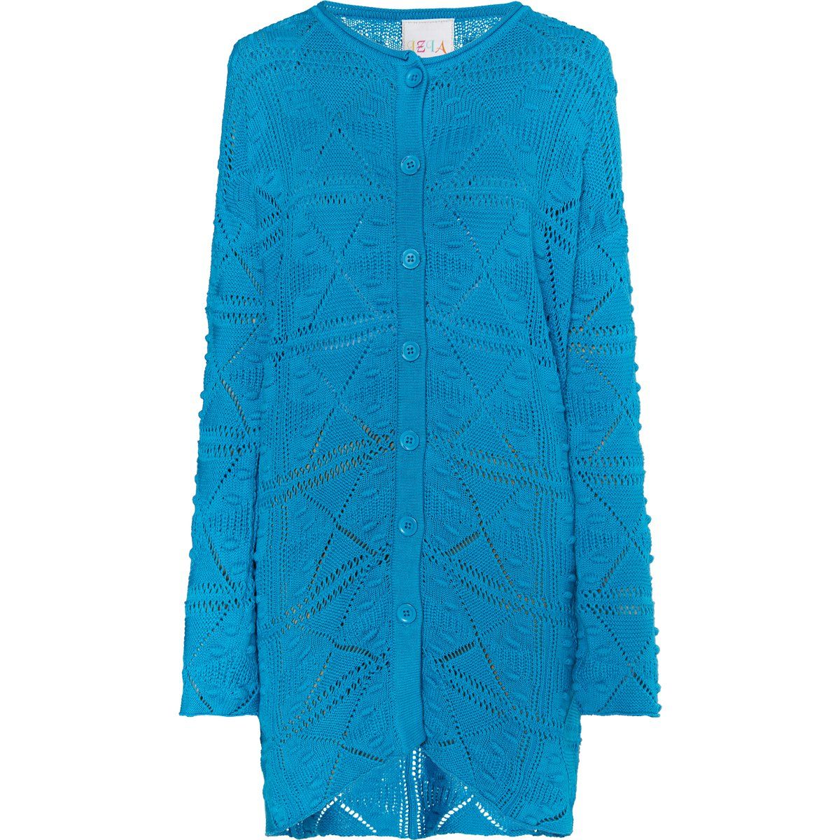 IZIA Langer Cardigan Damen türkis