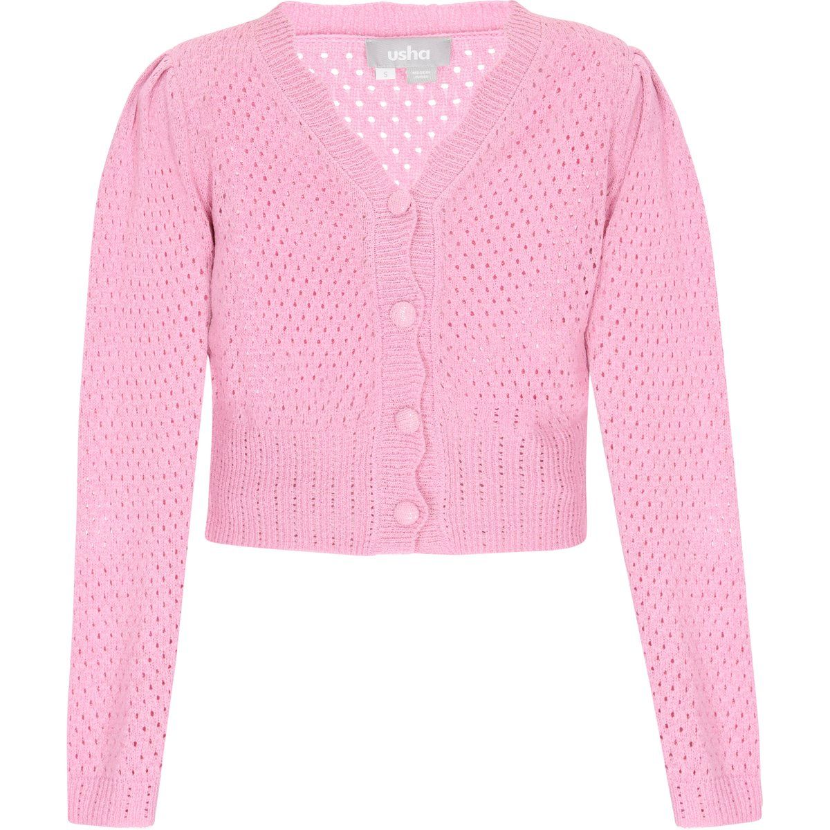 usha Strickjacke Frauen helles Rosa