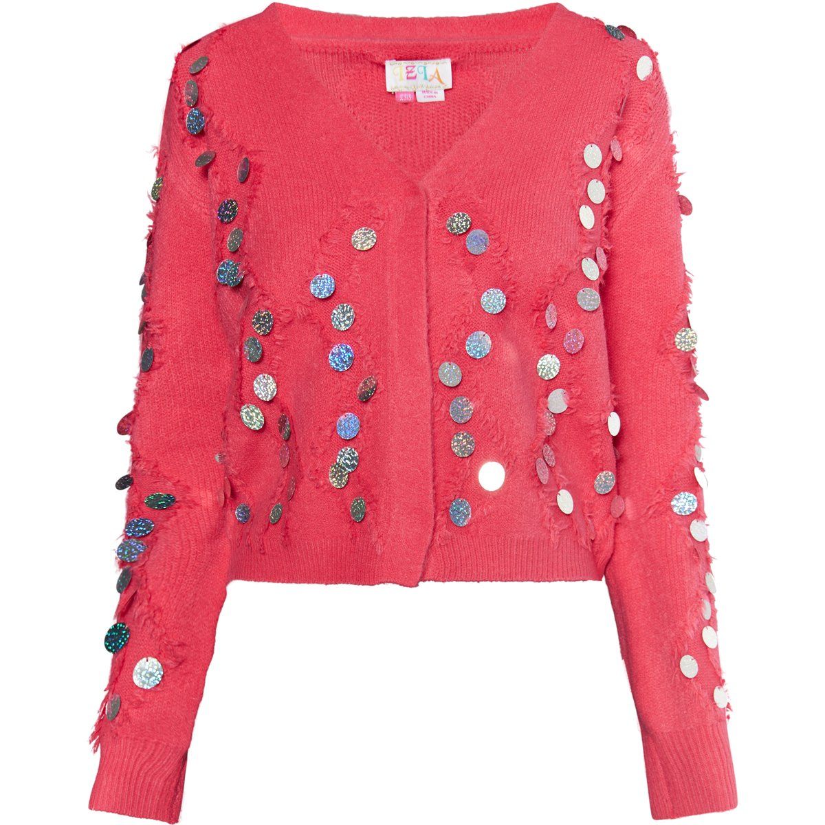 IZIA Strickjacke Damen Rosa