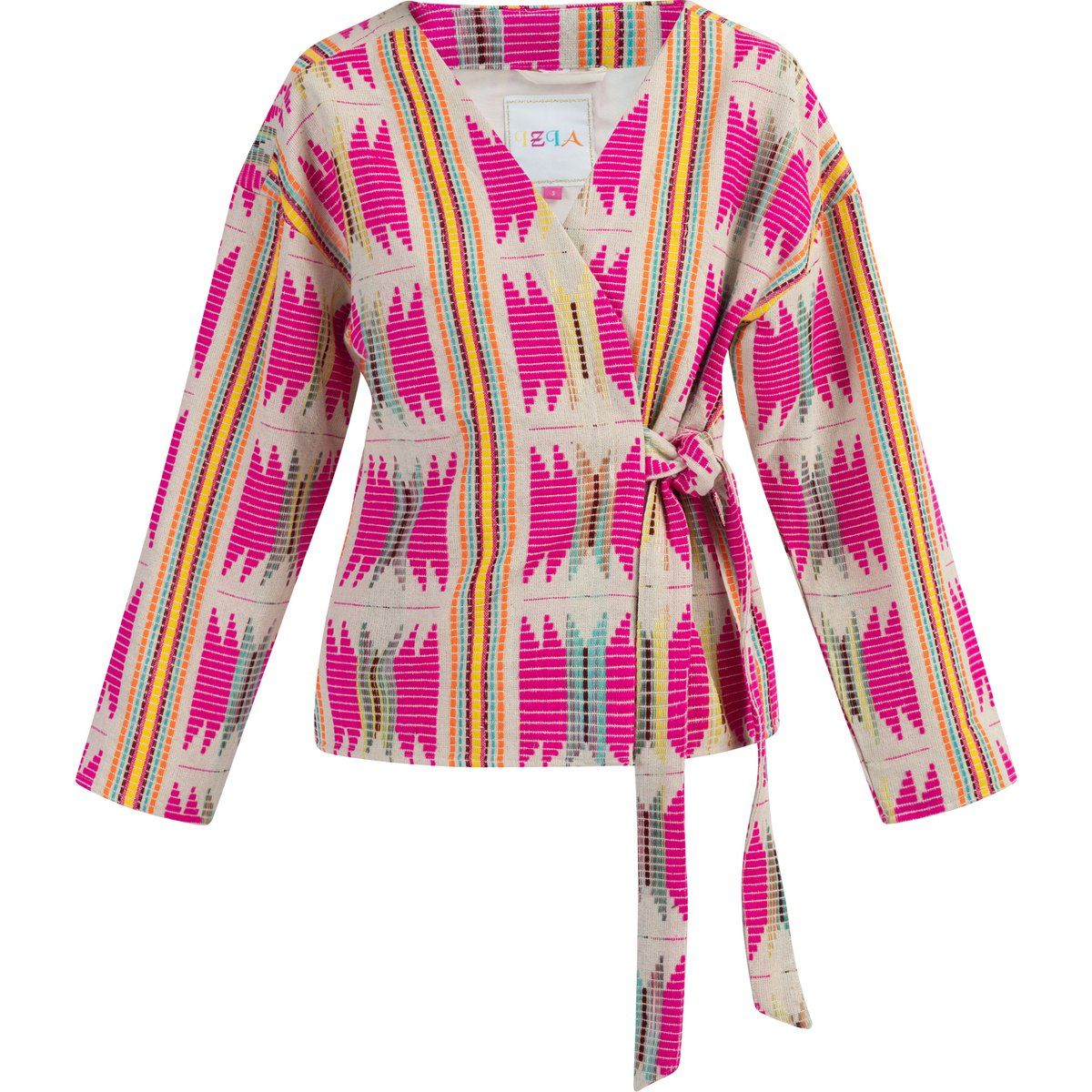 IZIA Wickeljacke Damen Pinkes Inka Muster
