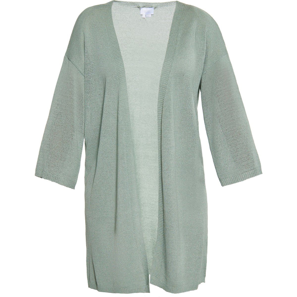 Offene Strickjacke mit Ärmeln