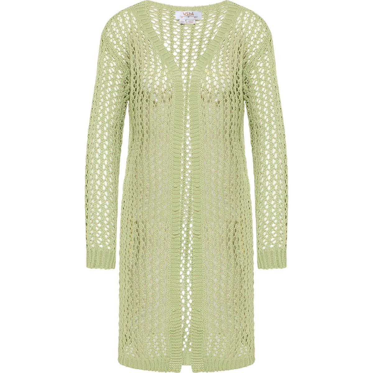 usha Strickjacke Damen Minze